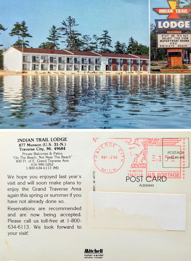 Indian Trail Lodge - Postcard From Sylvia L (newer photo)